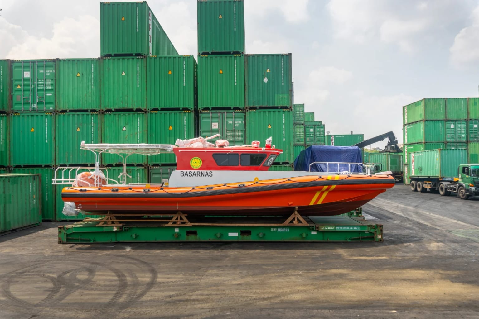 BSB shipment on the Jakarta–Jayapura route