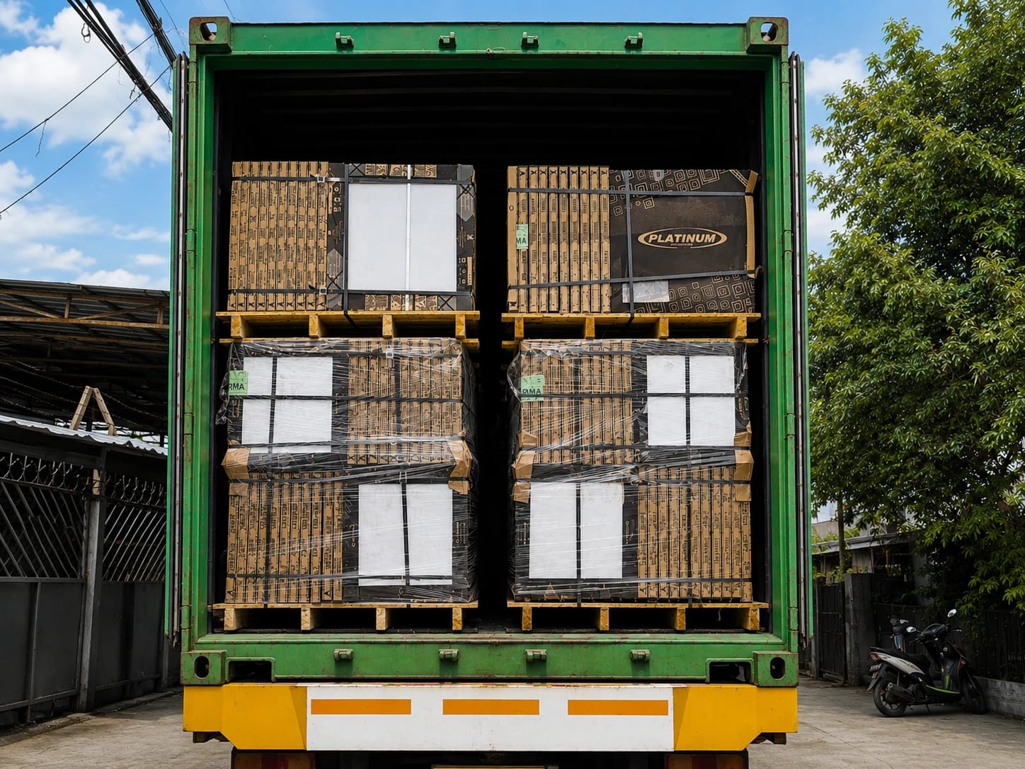 BSB shipment on the Jakarta–Merauke route